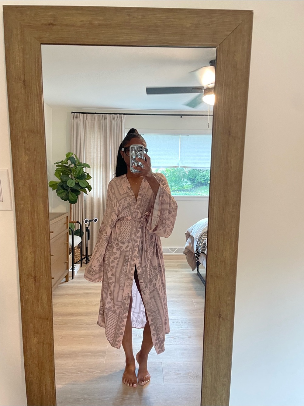 Pink Kimono•Lounge Wear•Swim Cover-Up By ASOS